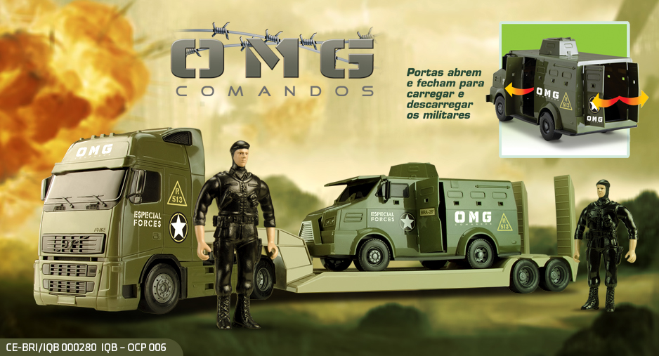 Comandos Blindado Militar Van - 4750 Omg em Promoção na Americanas